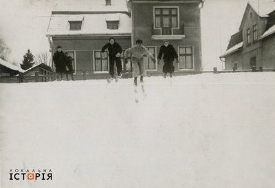 Зимові розваги в м. Коломия Станіславівського в-ва, 1930-ті рр.