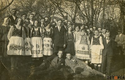 Церковний хор с. Боршів Перемишлянського п-ту Тернопільського в-ва, 1930-ті рр.