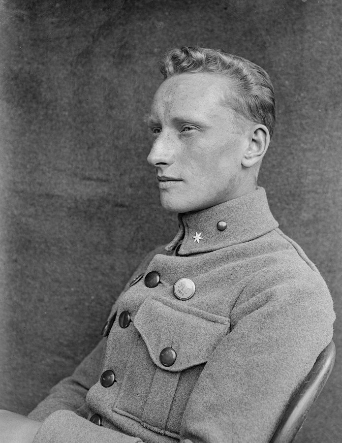 Четар УСС Лев Ґец. Село Пісочна на Львівщині, 1917 рік. Фото з колекції Українського музею та бібліотеки у Стемфорді