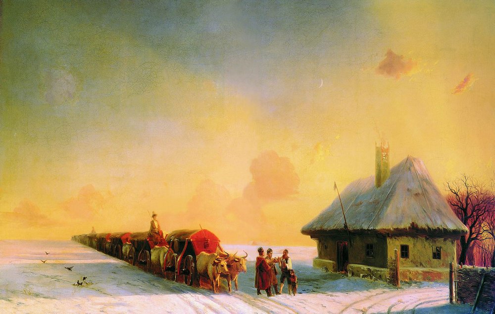 Тарас Шевченко, Чумаки серед могил, 1846.jpg