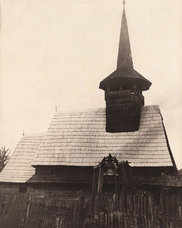 Дерев’яна церква у селі Новоселиця на Тячівщині, 1920-ті роки