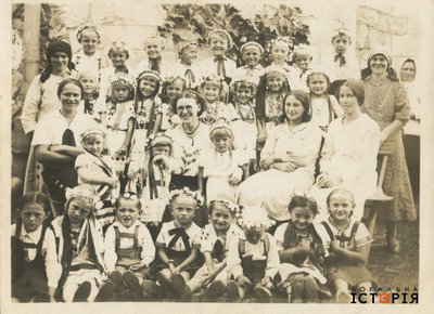 Дитячий садок, с. Дунаїв Перемишлянського п-ту Тернопільського в-ва, 1930-ті рр.