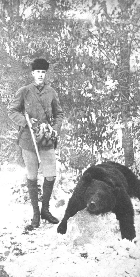 Ерцгерцог Рудольф Габсбург-Лотаринзький під час полювання в околицях Мукачева, 1879 рік