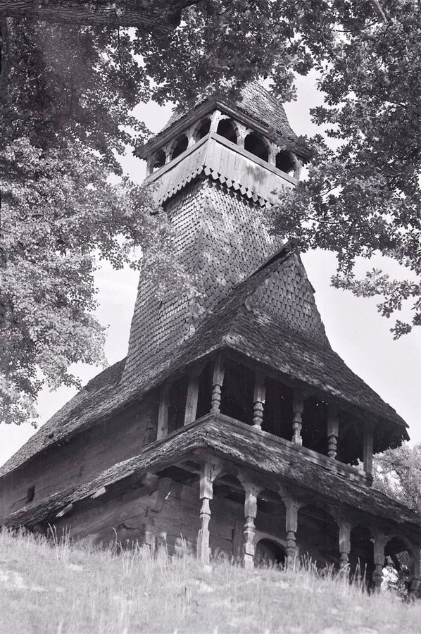 Фасад Миколаївської церкви у селі Колодне, 1963 рік. Фото Роганов Є.І. УИ_11985 ДНАББ ім. В.Г. Заболотного