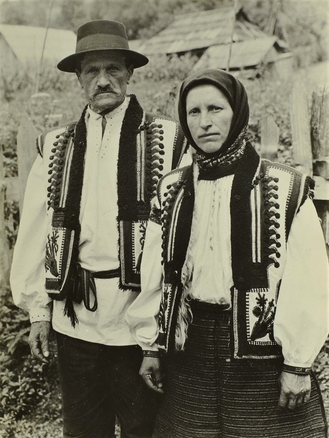 Гуцульська пара з Рахова, 1934 рік