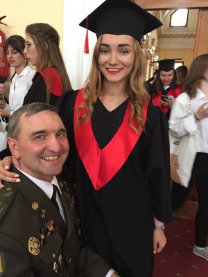 Ігор Гордійчук з донькою