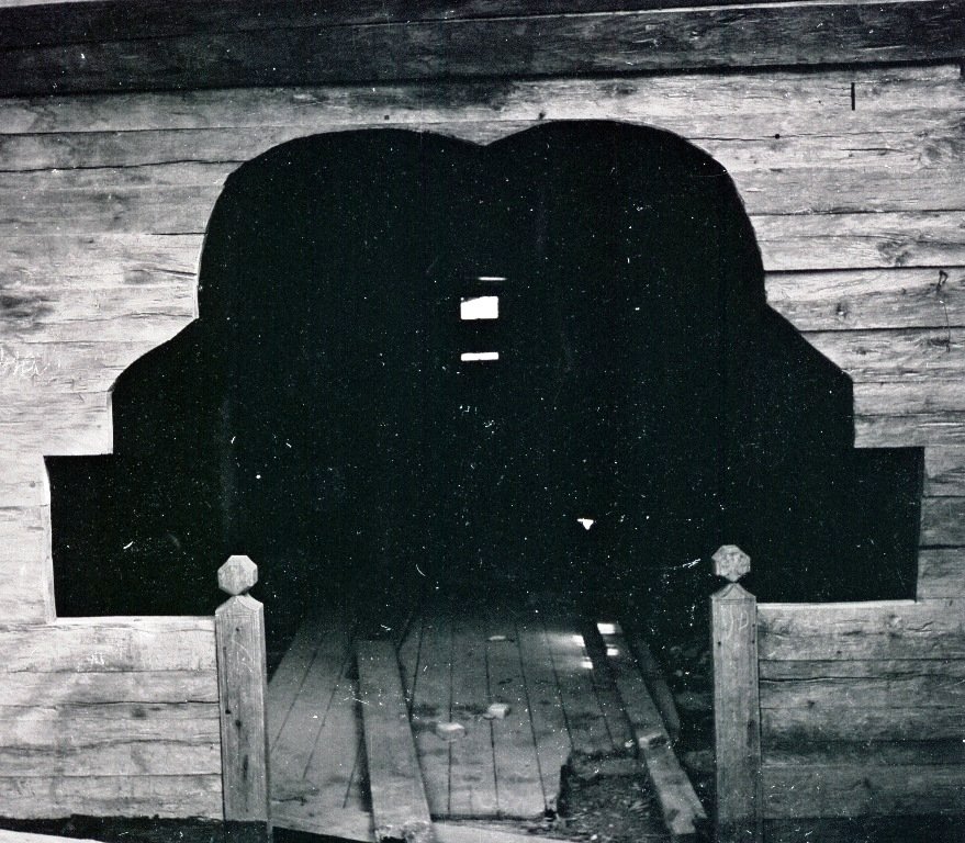 Інтер’єр у церкві Святого Миколая, що у селі Колодне. Фото Тютич А.Д., 1965 рік. 72 Н 21081 ДНАББ ім. В.Г. Заболотного
