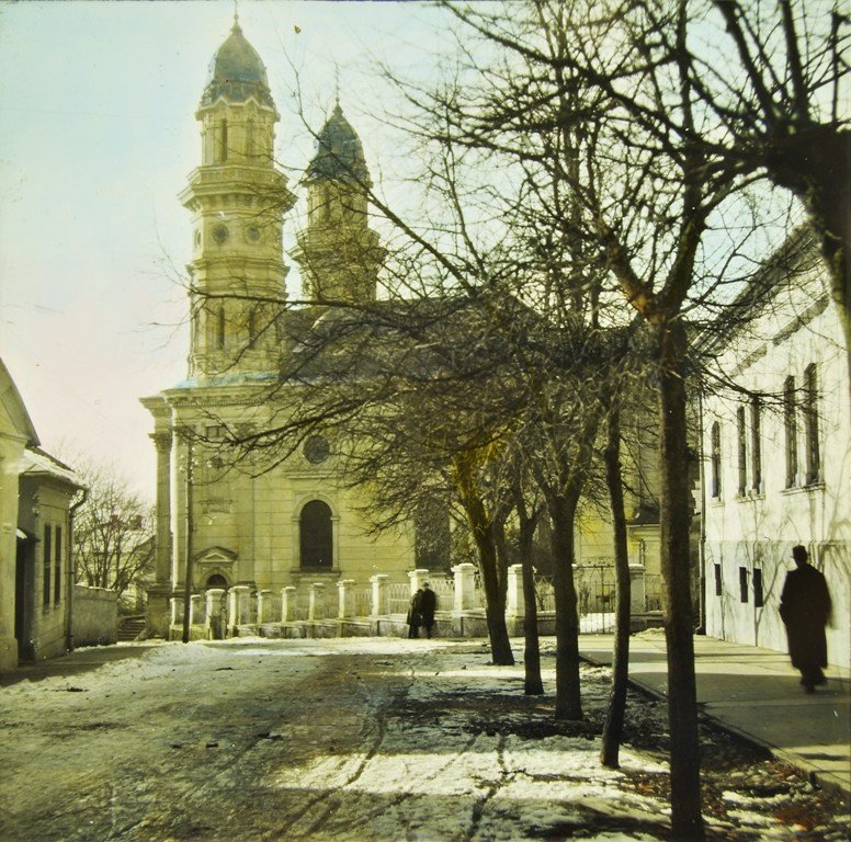Катедральний собор в Ужгороді, 1921-1922 рр. Фото Рудольфа Гулки