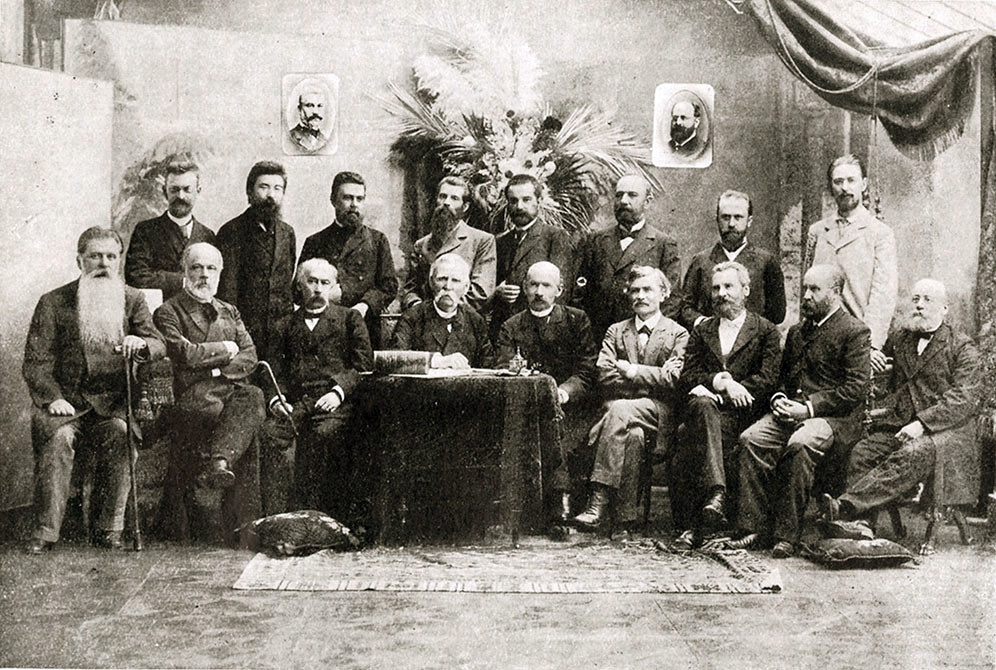 Kievan_Past_Journal,_celebration_of_15-years-old_anniversary,_1898