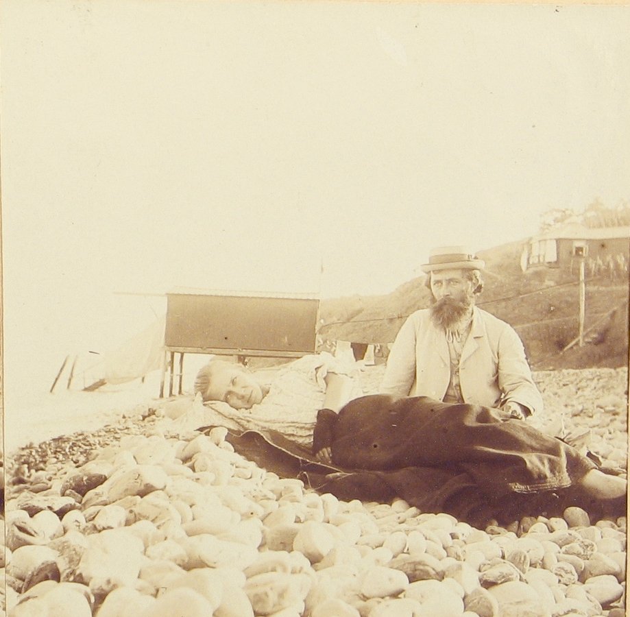 Лариса і Михайло Косачі. Кримське узбережжя, 1897 р.