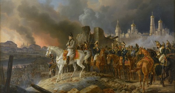 Napoleon_in_burning_Moscow_-_Adam_Albrecht_(1841)
