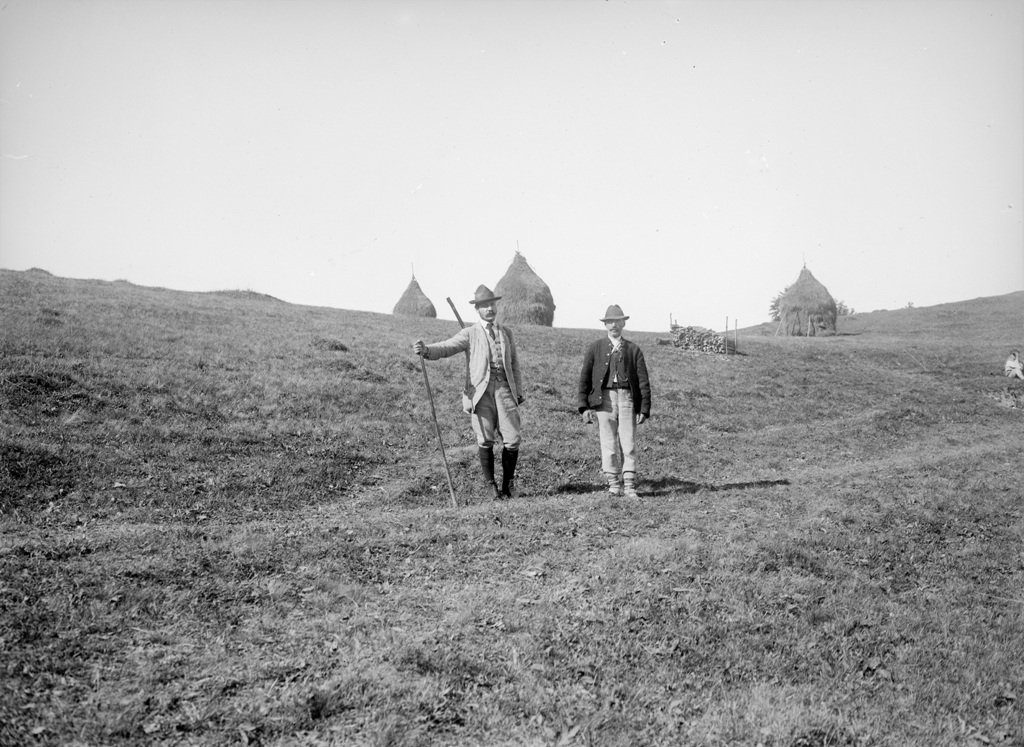 Під час вакацій у горах Міжгірщини, 1901 рік. ÖNB Bildarchiv und Grafiksammlung