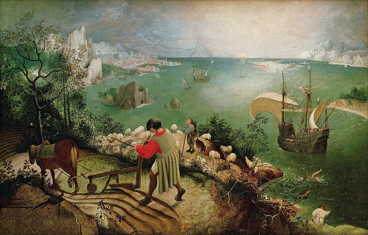 Pieter_Bruegel_de_Oude_-_De_val_van_Icarus