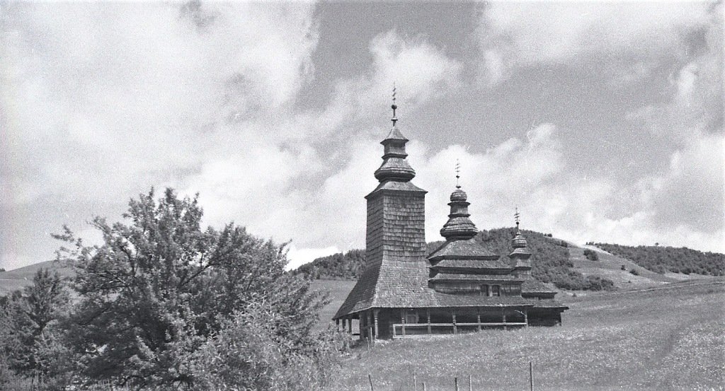 Покровська церква у селі Канора, 1949 рік. Фото Федорець В.К., 72 Н 1265 ДНАББ імені В.Г. Заболотного