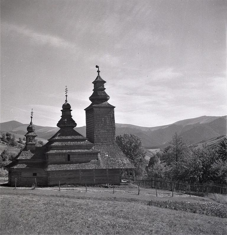 Покровська церква у селі Канора, 1963 рік. Фото Роганов Є.І., 72 Н Уи 11960 ДНАББ імені В.Г