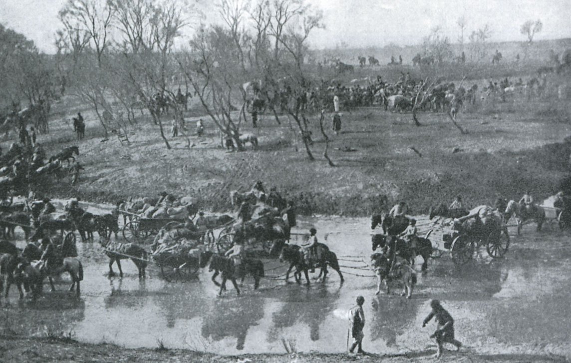 Retreat_of_the_Russian_Army_after_the_Battle_of_Mukden