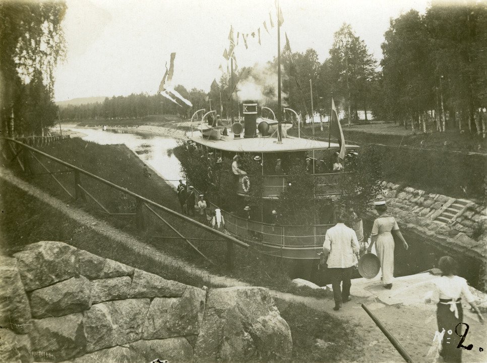 Сайменський канал у 1911 році. Фото finna
