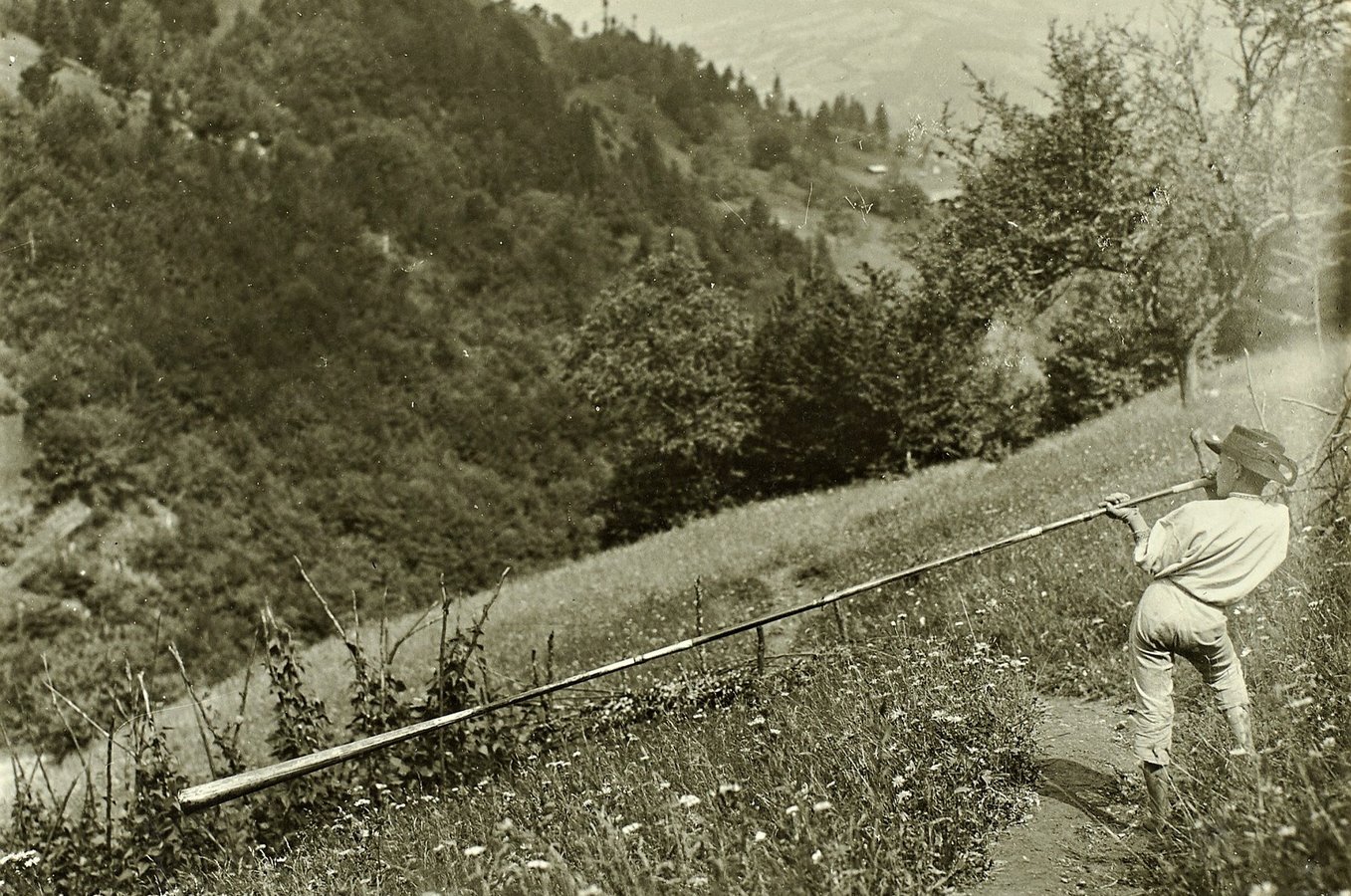 Трембітар у горах Рахівщини, 1934 рік