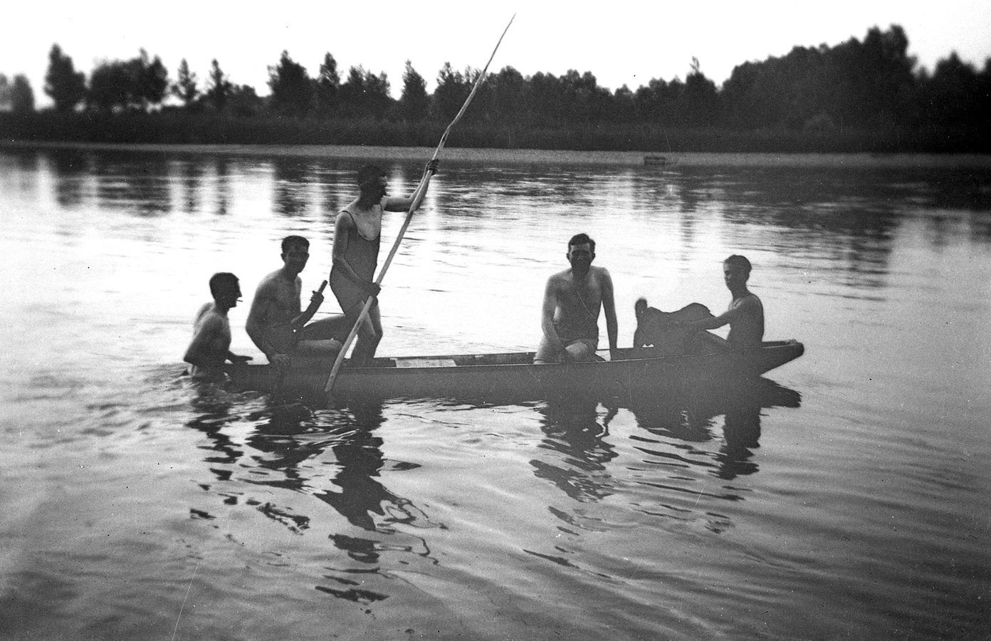 У човні на ріці Тисі, 1938 р. Török Sándor