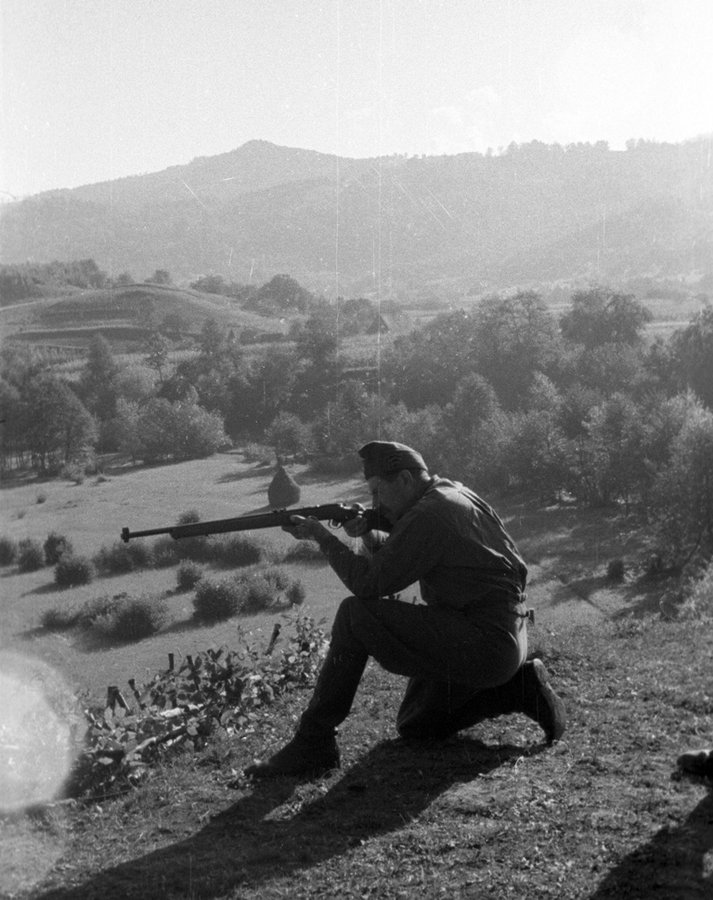 Угорський військовий на Закарпатті, 1939 р. Berkó Pál, 78494 Fortepan, Budapest