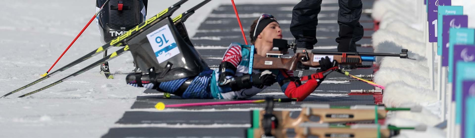 Оксана Мастерс, змагання з біатлону на Параолімпіаді в Пхьончхані