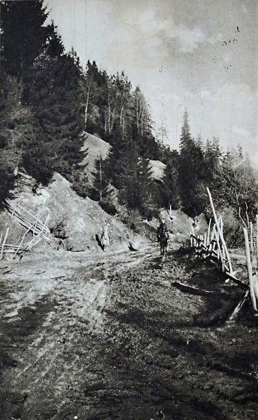 Ужоцький перевал. Листівка 1916 року