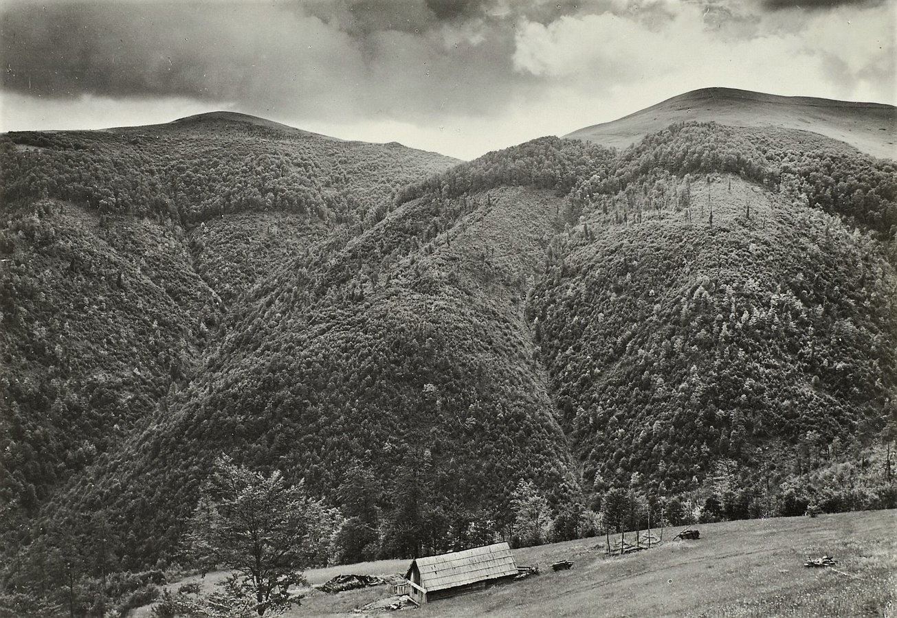 Вид на гору Думен, над Раховом, 1934 рік. Walter Möbius, df_m_0003339 SLUB Deutsche Fotothek