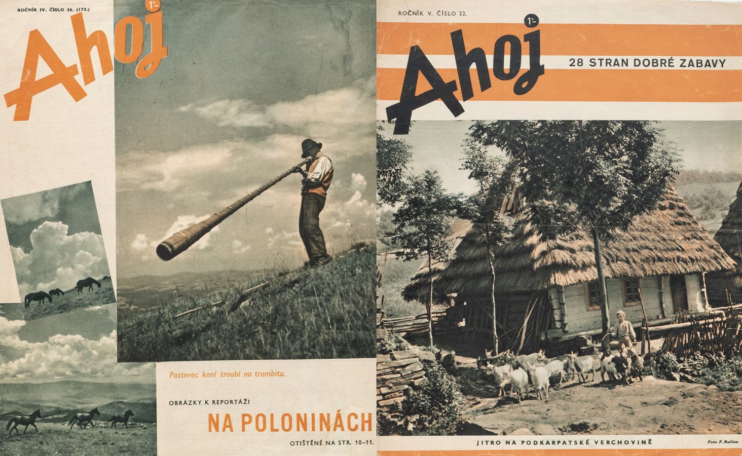 Журнали зі світлинами Фердинанда Бучини з Підкарпатської Русі, що вийшли в 1936 році.jpg