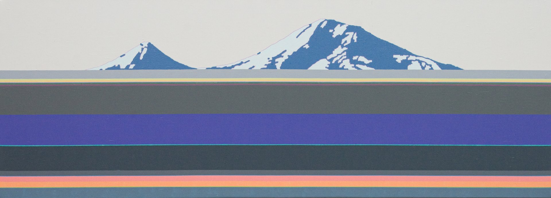 арарат-2. 2021. 90х250см. пол.олія.акр